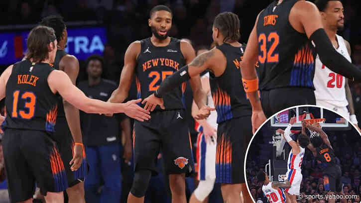 Knicks rout Pistons in defensive gem for long-awaited first win of season