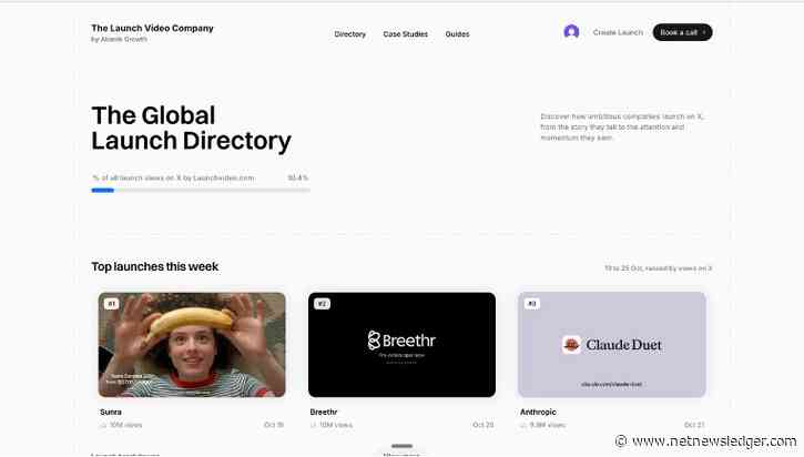 LaunchVideo.com’s Tech Launches Directory Becomes the Only Verified Directory for X Launches
