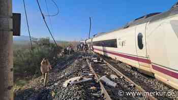 Schweres Zugunglück in Spanien: Bilder von der Unfallstelle