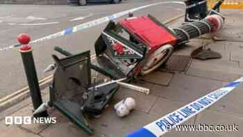 'Iconic' Jubilee clock flattened by lorry