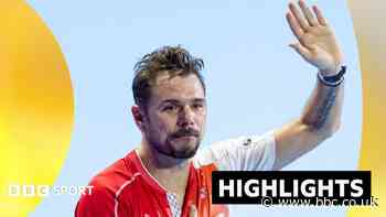 Wawrinka retires in front of home crowd after defeat to Lehecka