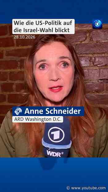 Wie die US-Politik auf die Israel-Wahl blickt #tagesschau #nachrichten #usa #israel