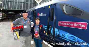 Bridlington couple embark on 1,000 mile Poppy Express journey