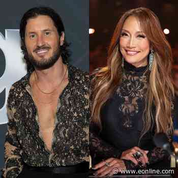 See Carrie Ann Inaba, Val Chmerkovskiy Embrace After His Suspension