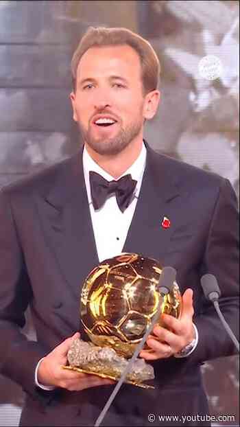 A MOMENT FOR THE HISTORY BOOKS 🥹✨🏆 #Kane #ballondor