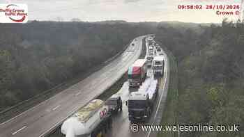 Major delays on roads in Cardiff after multiple crashes
