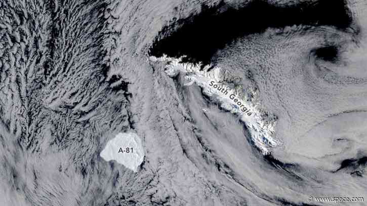 Satellites watch an escaping Antarctic iceberg | Space photo of the day for Oct. 28, 2026