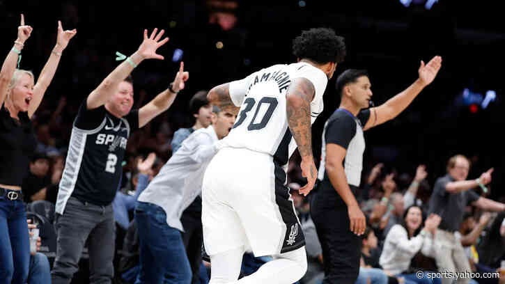 Julian Champagnie catches fire as Spurs beat Kings