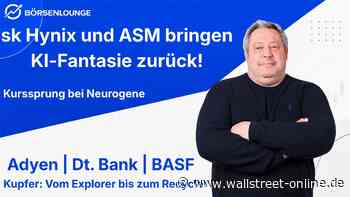 Kupfer-Aktien mit Potenzial: Adyen: Absturz | Deutsche Bank: Starke Überraschung | BASF: Prognose-Erhöhung