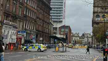 Portland Street leak LIVE as police cordon in place near Piccadilly Gardens amid major bus disruption - updates