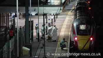 Huntingdon train worker tried to fight off attacker with frying pan - live updates