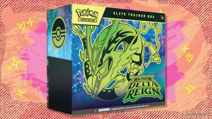 Preorders for the Pokémon TCG Delta Reign Elite Trainer Box are cut on Amazon — save vs. Walmart