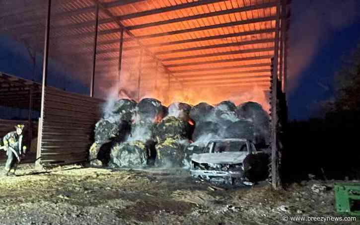 Early Morning Barn Fire in Attala Wednesday Morning