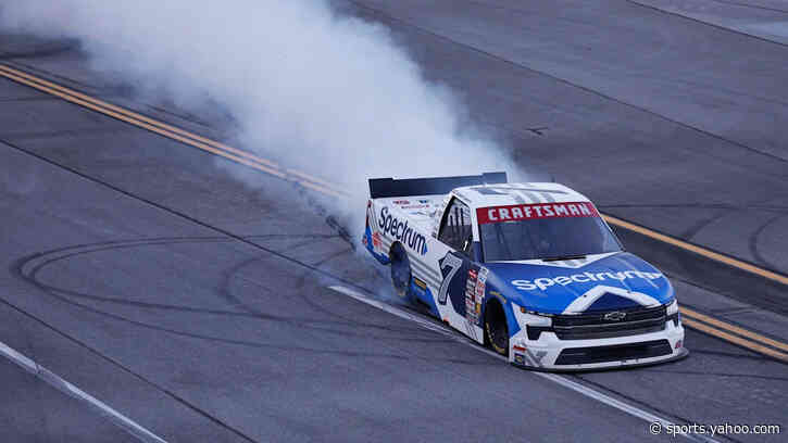 Sammy Smith wins NASCAR Truck Series race at Talladega in 2026 Chase