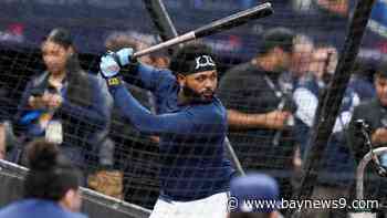 Junior Caminero injures foot during Rays' Game 4 rally but vows to play tonight
