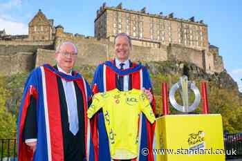 Tour de France bosses honoured for role in bringing Grand Depart to Edinburgh