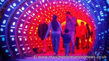 The historic Rochdale hall and gardens with spectacular fire festival and light show