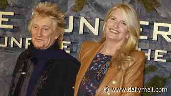 Sir Rod Stewart, 81, enjoys a date night with his glamorous wife Penny Lancaster, 55, at The Hunger Games: Sunrise On The Reaping premiere