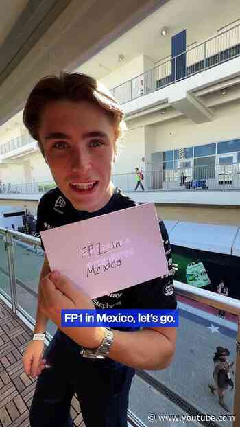 Double FP1 coming Luke's way 💙🇲🇽🇧🇷