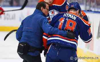 Oilers’ Hyman back on IR with neck injury