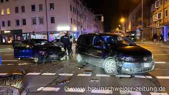Unfall in der Güldenstraße in Braunschweig: Zwei Autos beteiligt