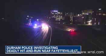 Durham police seek driver in deadly hit-and-run on Durham Freeway