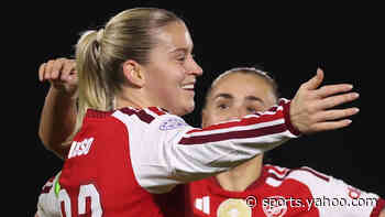 Women's Champions League: Russo scores twice as Arsenal lead Benfica