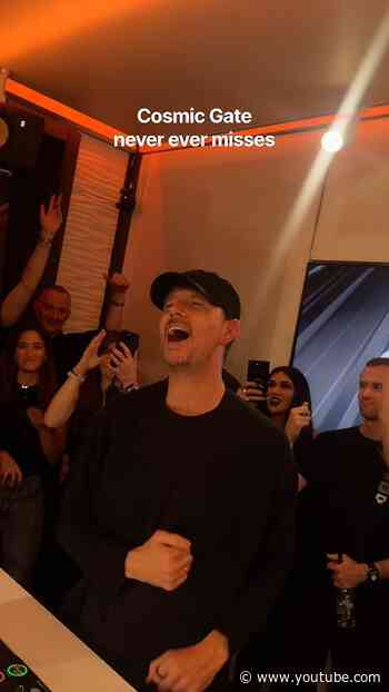 Always a party with Cosmic Gate