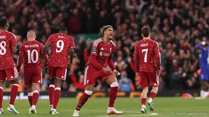 Liverpool edge out Chelsea with penalty shootout victory in Carabao Cup