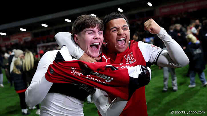 Fleetwood to face Everton or Newcastle in last eight