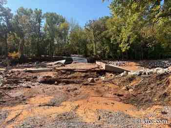 Heavy rain washes out portion of Arcadia Lake trail project, delays opening