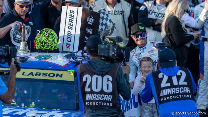 Kyle Larson on Frantic Talladega Last Lap: ‘I Was Mad at Myself’