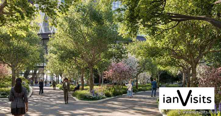 New public park proposed for Canary Wharf development