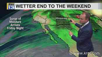 Multiple rounds of rain, mountain snow headed for New Mexico
