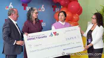 NBC 6 and Telemundo 51 award more than $227,000 in grants to 8 South Florida nonprofits