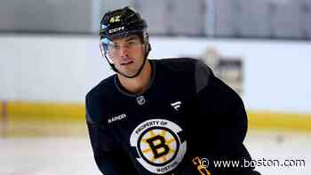 Bruins rookie Frederic Brunet has a fan in Patrice Bergeron