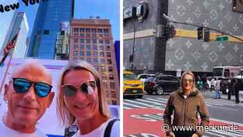 Maria Riesch und Johann Schrempf turteln verliebt durch New York