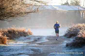 UK weather maps turn white as 32 areas plunge below 3C for week-long chill - full list