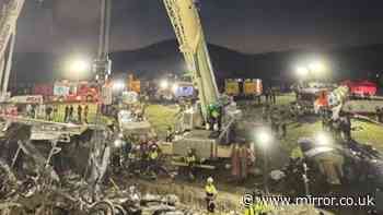 Spain train crash latest: Rescuers search wreckage for trapped passengers as at least 68 dead
