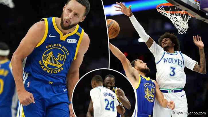 Warriors barely hang on vs Ant-less Timberwolves despite Steph Curry’s nuclear night