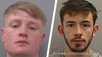 North East drug dealers caught after one hid in a stream and one under a trampoline