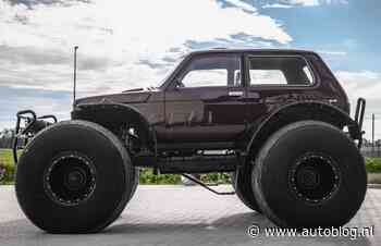 Deze Russische terreinwagen kan echt overal doorheen