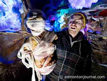 Boo-tiful Edmonton: Malmo Plains home ups the ante with yearly Halloween decorations, ongoing storyline