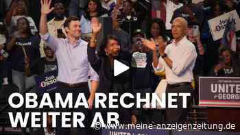 Schlagabtausch im Swing State: Ex-Präsident Obama rechnet mit Trump ab