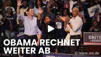 Schlagabtausch im Swing State: Ex-Präsident Obama rechnet mit Trump ab