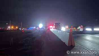 Medical examiner, several first responders at scene of crash on westbound SH 71