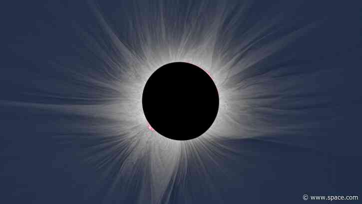 Stunning solar eclipse photos reveal giant hole and mysterious 'smoke rings' in the sun's atmosphere