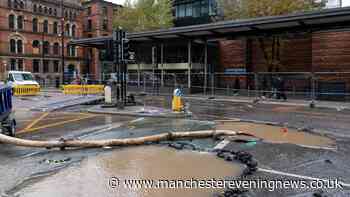 Portland Street leak RECAP as major travel disruption to last DAYS with Piccadilly Gardens station shut off