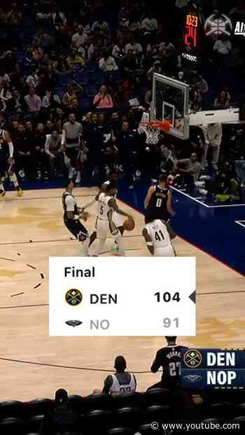 Down south W  #nba #nbahighlights #denvernuggets