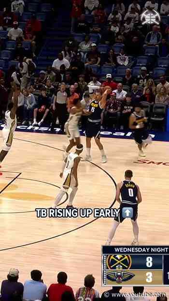 That didn't take long  #nba #basketball #denvernuggets